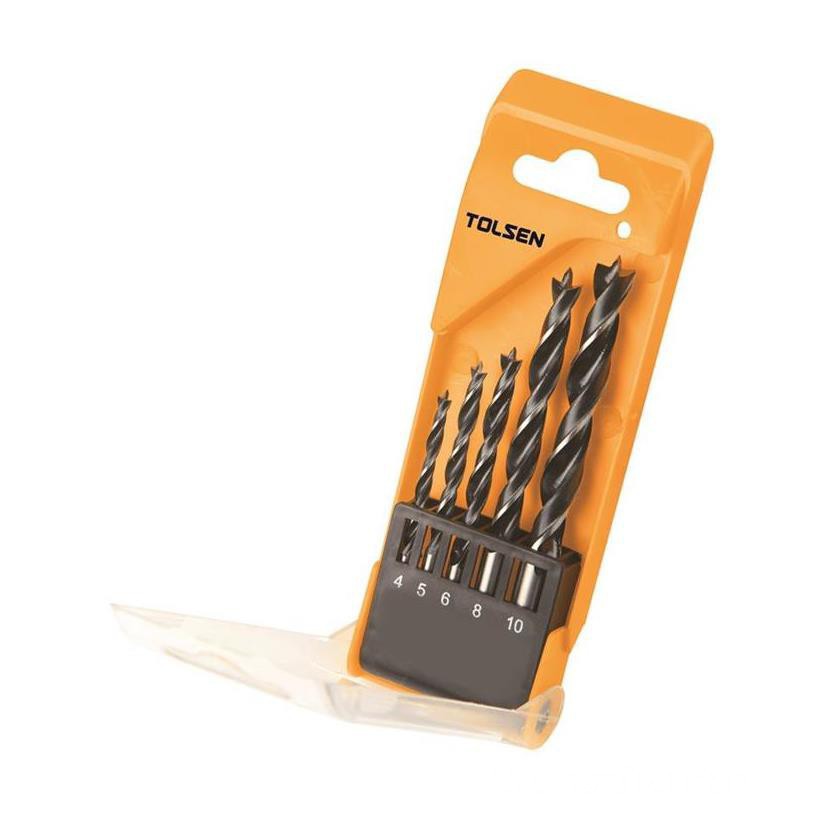 BỘ 5 CÂY KHOAN GỖ TOLSEN 75625