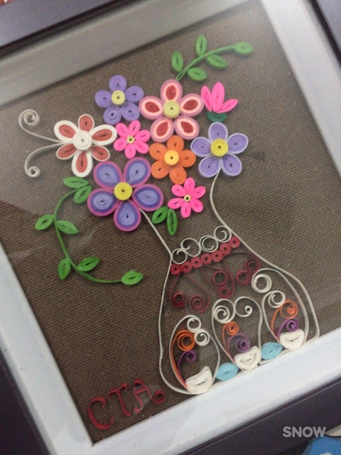 Tranh giấy quilling art