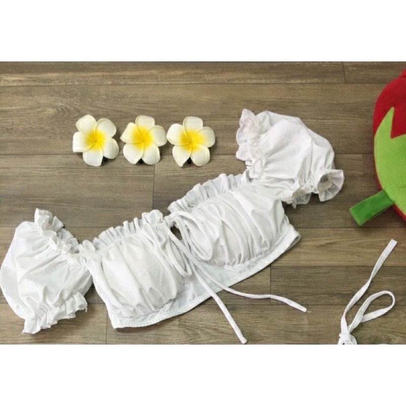 Sẵn hàng Bikini trễ vai bồng tay | BigBuy360 - bigbuy360.vn