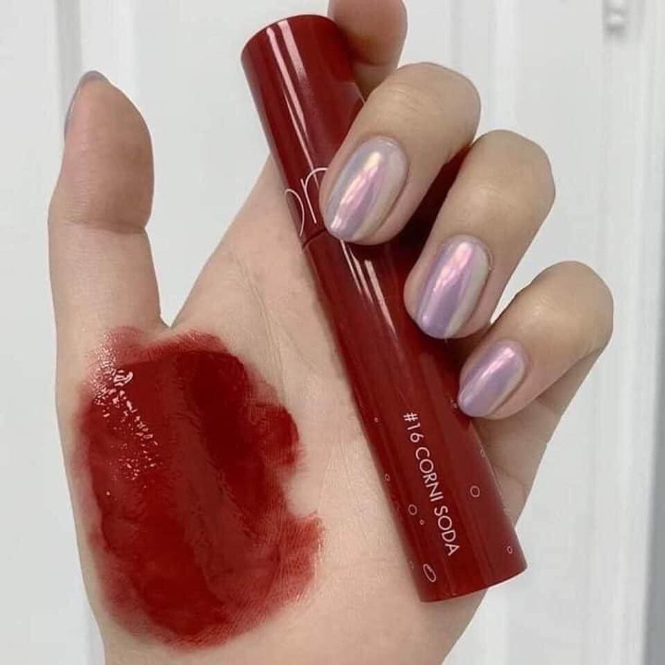 (CAM KẾT AUTH, TEM HIDDEN TAG) Son Bóng Romand Juicy Lasting Tint màu #16 Corni Soda