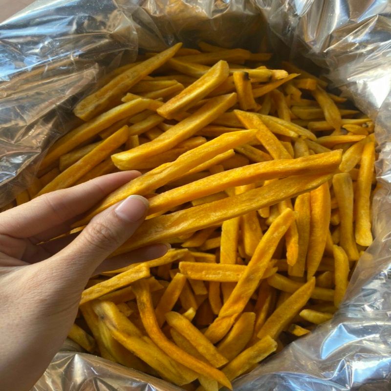 Khoai lang vàng sợi sấy giòn PNA Store hàng xuất khẩu 100g / 250g / 500g