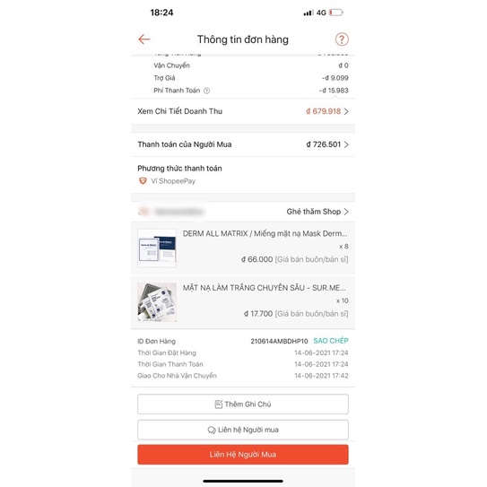 DERM ALL MATRIX / Miếng mặt nạ Mask Derm-all Matrix