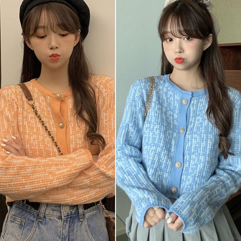 Áo Khoác Cardigan Dệt Kim Form Rộng In Họa Tiết Thời Trang Xinh Xắn Cho Nữ | BigBuy360 - bigbuy360.vn