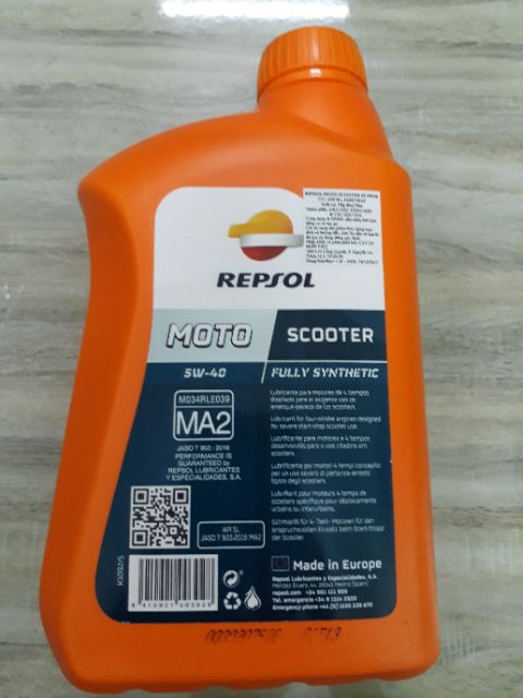 Bộ sản phẩm Repsol dùng cho xe tay ga