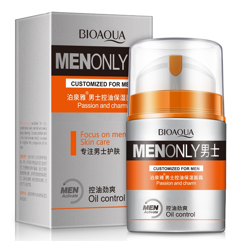 Kem dưỡng ẩm dành cho nam Bioaqua Menonly Skin Care 50g