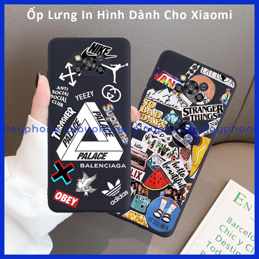 Ốp lưng NH Xiaomi Poco F3 X3 M3 X2 M2 Pro Pocophone F1 Redmi K40 K30 K20 K30i K30 Pro Ultra 4G 5G NFC Dẻo Đen Playphone