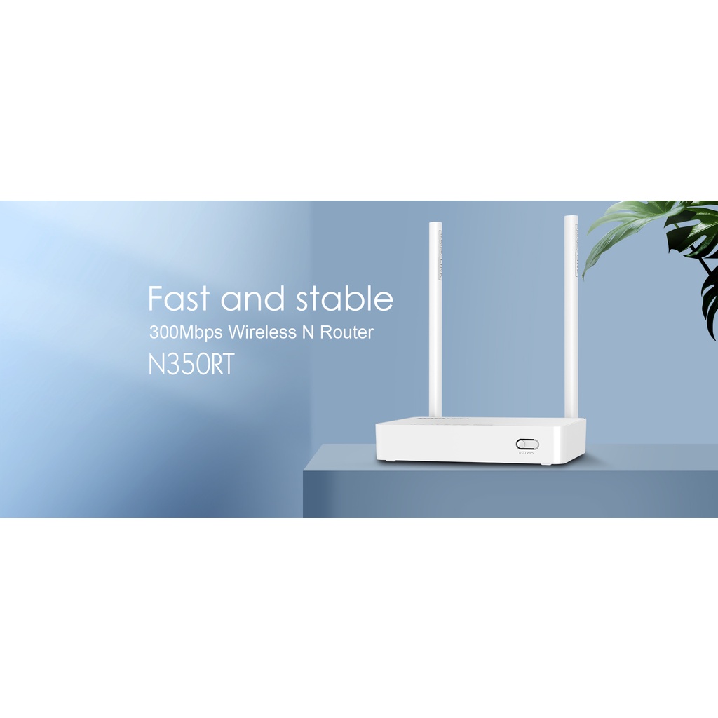 Bộ Phát Wifi Totolink N350RT chuẩn N 300Mbps - 4 Lan