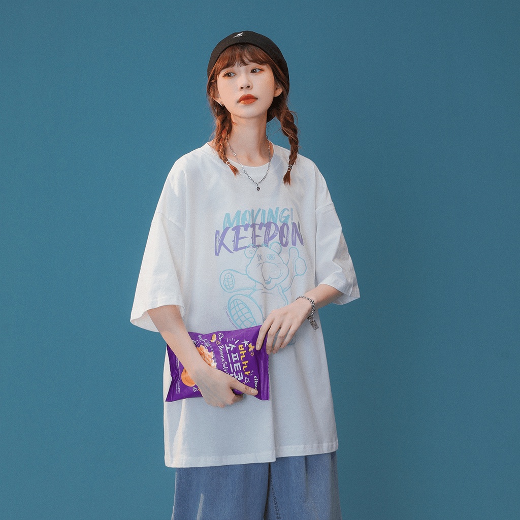 Áo thun oversize Keepon Going (V222)