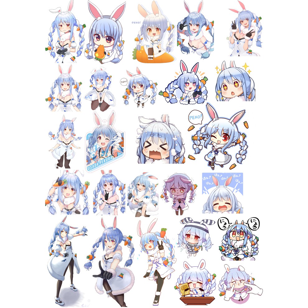 stickers anime manga  Hololive Usada Pekora