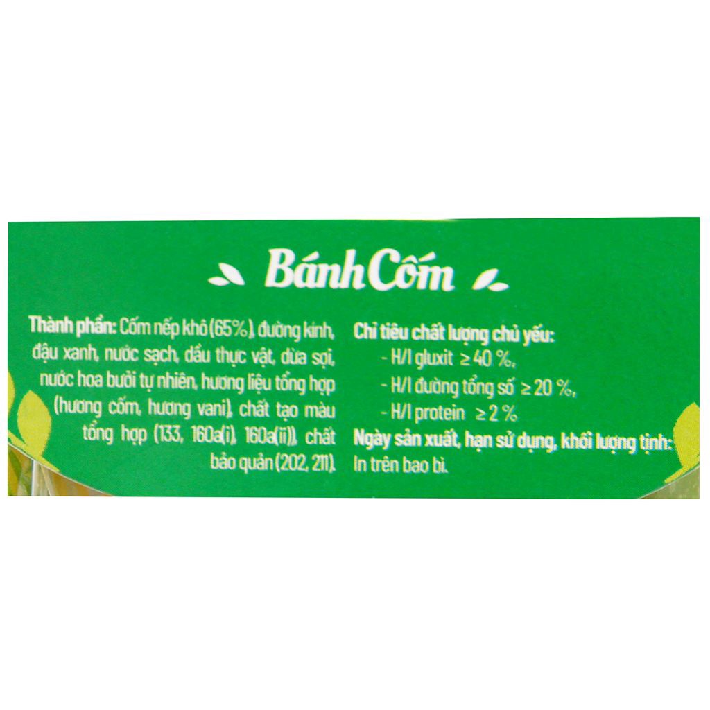 Bánh cốm nhân đậu xanh hộp 75gr