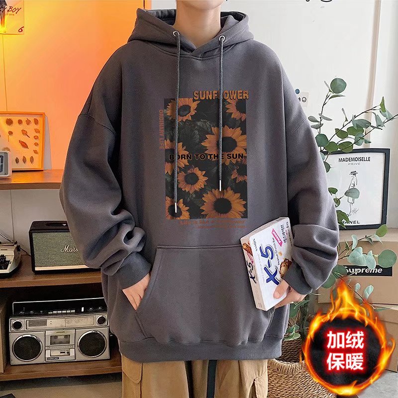 Áo hoodies Hàn Quốc Thời trang rời hoa hướng dương