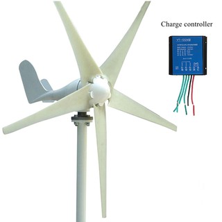Tuabin Gió 500W-1000W, Tuabin Gió [ Trục Ngang] 12V/24V