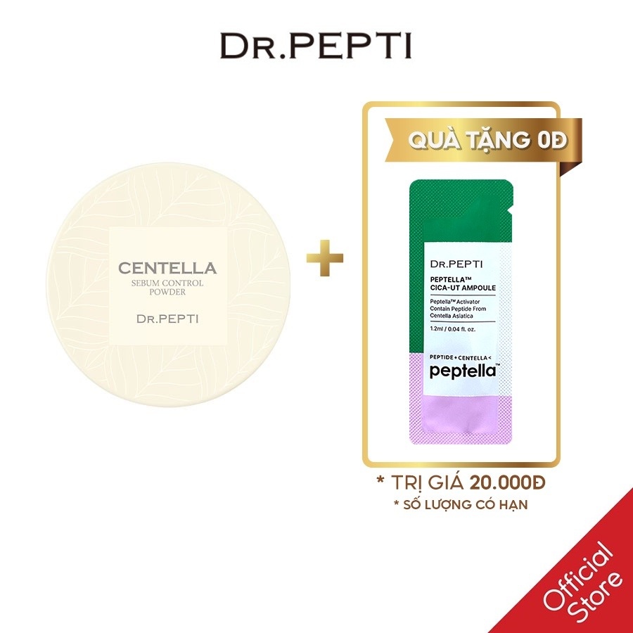 Phấn Phủ Kiềm Dầu Dr.Pepti Centella Sebum Control Powder 10g