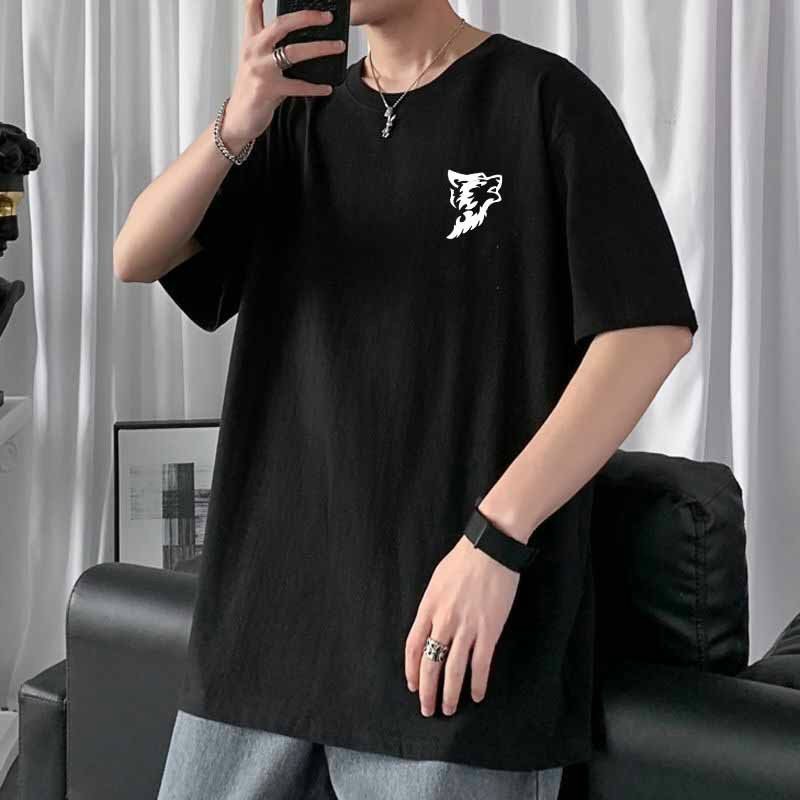 Áo thun phản quang tay lỡ nam nữ vải cotton - Hdes