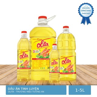 Dầu Ăn, Dầu Thực Vật Tinh Luyện Tường An Olita 2L