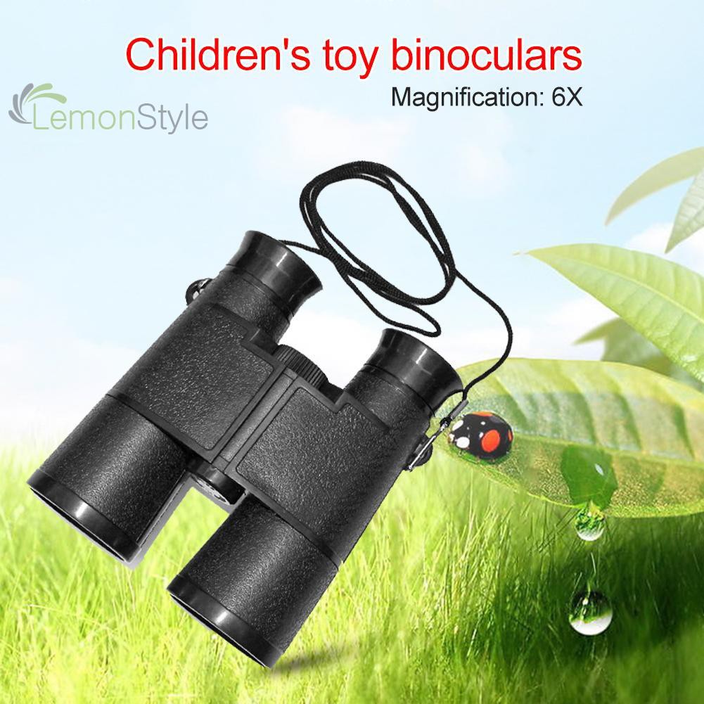 D-LT Children Kids Magnification Toy Binocular Telescope 6X Magnification Lens