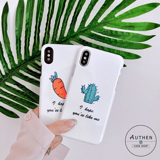Ốp cà rốt & xương rồng - ốp iphone