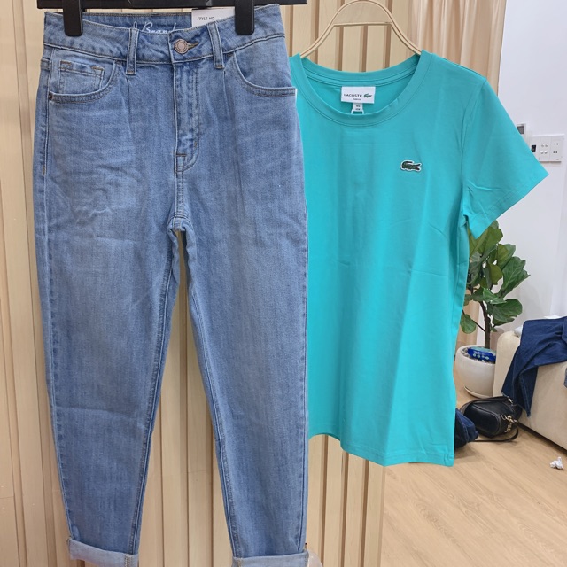 Quần baggy jeans trơn 9 tấc lưng cao form chuẩn 😍 | BigBuy360 - bigbuy360.vn