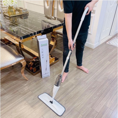 Cây lau nhà, lau sàn có bình xịt phun sương dung dịch sát khuẩn thông minh siêu nhỏ gọn