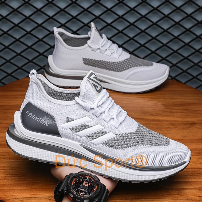 Giày nam sneaker đế cao su 3D Đức Sport, Giày thể thao nam phù hợp đi học công sở GD73