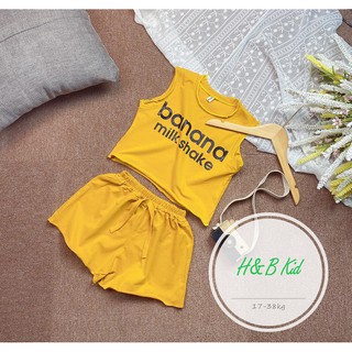 Bộ chuối banana cho bé gái
