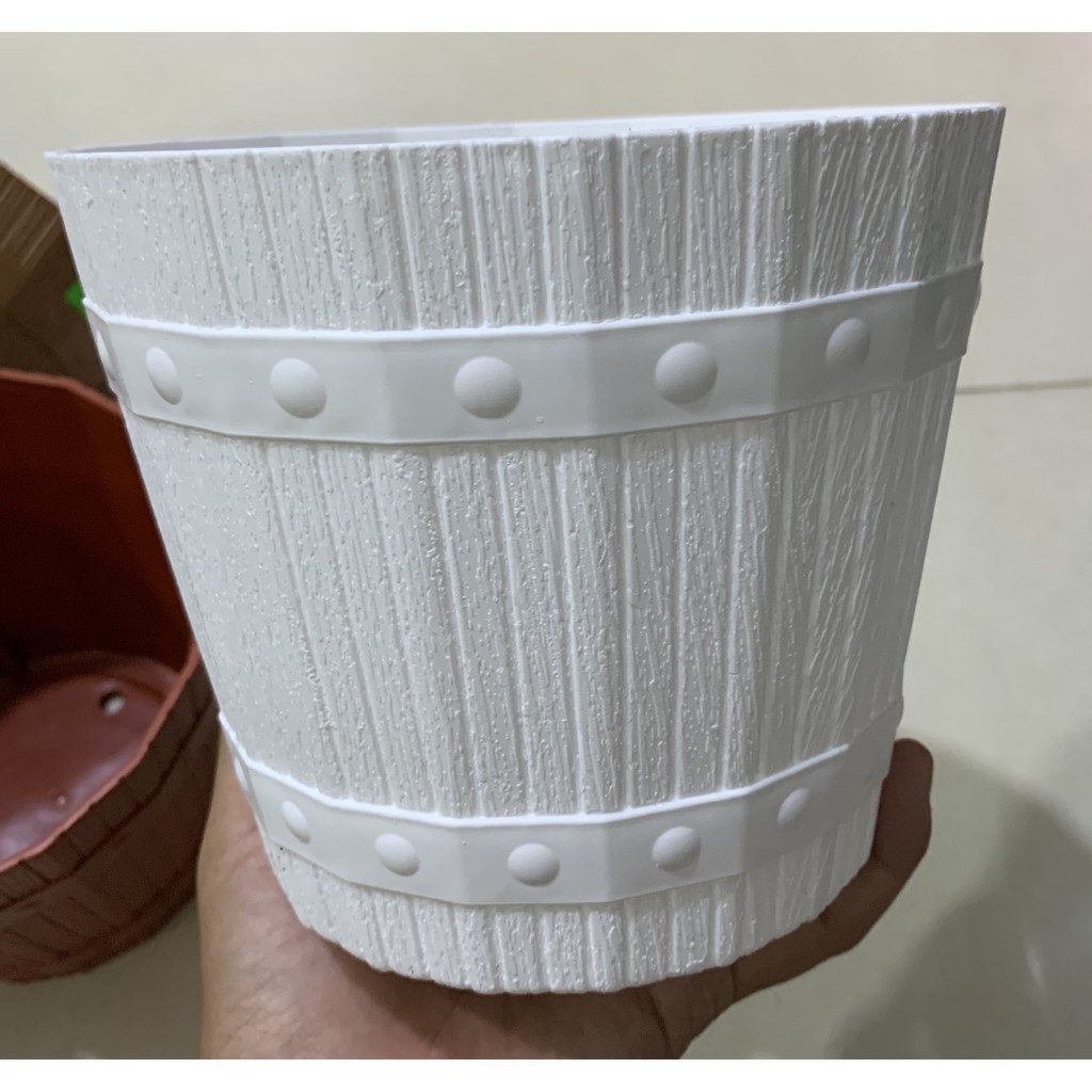 Chậu thùng gỗ  TALOPA 17 x 17 x 14 cm