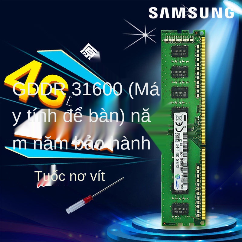 Thanh bộ nhớ DDR3 1600 dành cho máy tính để bàn ASUS 4GB PC3L-12800U hỗ trợ kênh đôi 1333 tương thích