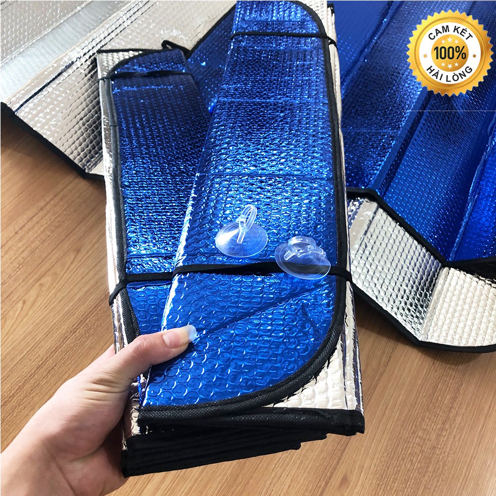 Tấm Che Chắn Nắng Kính Lái OTO, Xe Hơi - Kích thước lớn 140x70cm - Cách Nhiệt Hiệu Quả