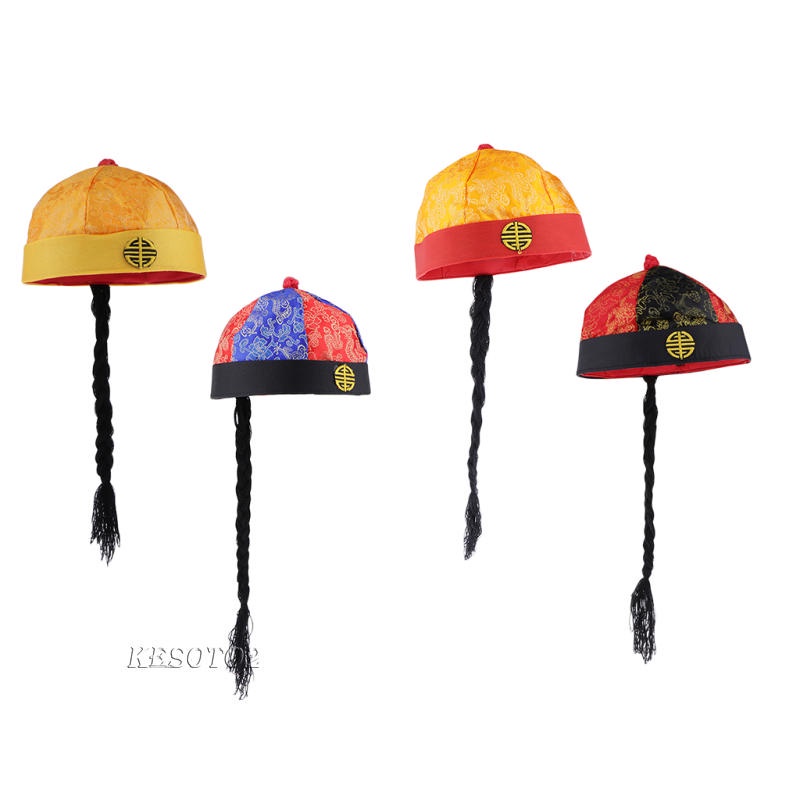 Mũ phong cách hoàng đế Trung Quốc tùy chọn màu sắc dành cho bé