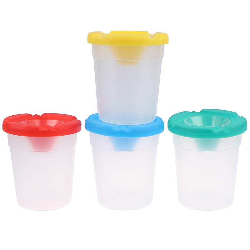 Newtimingbuild Water leakage prevention DIY Children Washing Cup writing brush Cup Paint Cup NTB