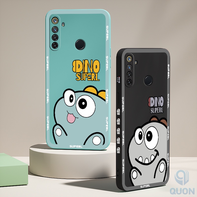 Ốp Điện Thoại TPU Mềm Hình Khủng Long Dễ Thương Cho Realme 5 6 7 pro 5i 6s 6i 7i C17