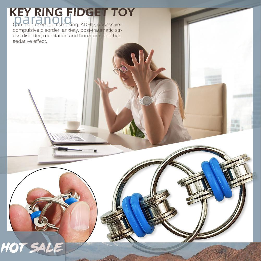 SPINNER Móc Khóa Hình Xe Đạp Xếp Hình Giúp Giảm Căng Thẳng