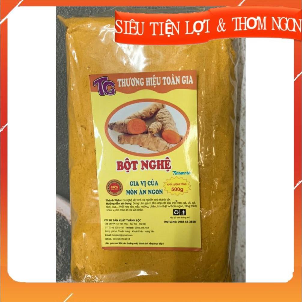 [NGON & TIỆN] Bột nghệ vàng gói 100gr- dùng làm gia vị tạo màu sắc món ăn bắt mắt và chăm sóc sức khỏe