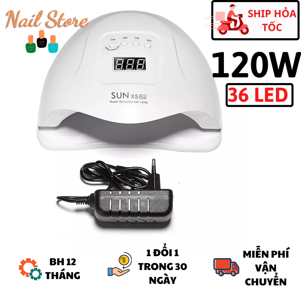 Máy Hơ Gel SUN X5 MAX Công Suất Cao 150W 45 LED - Máy Hơ Móng HƠ SIÊU NHANH