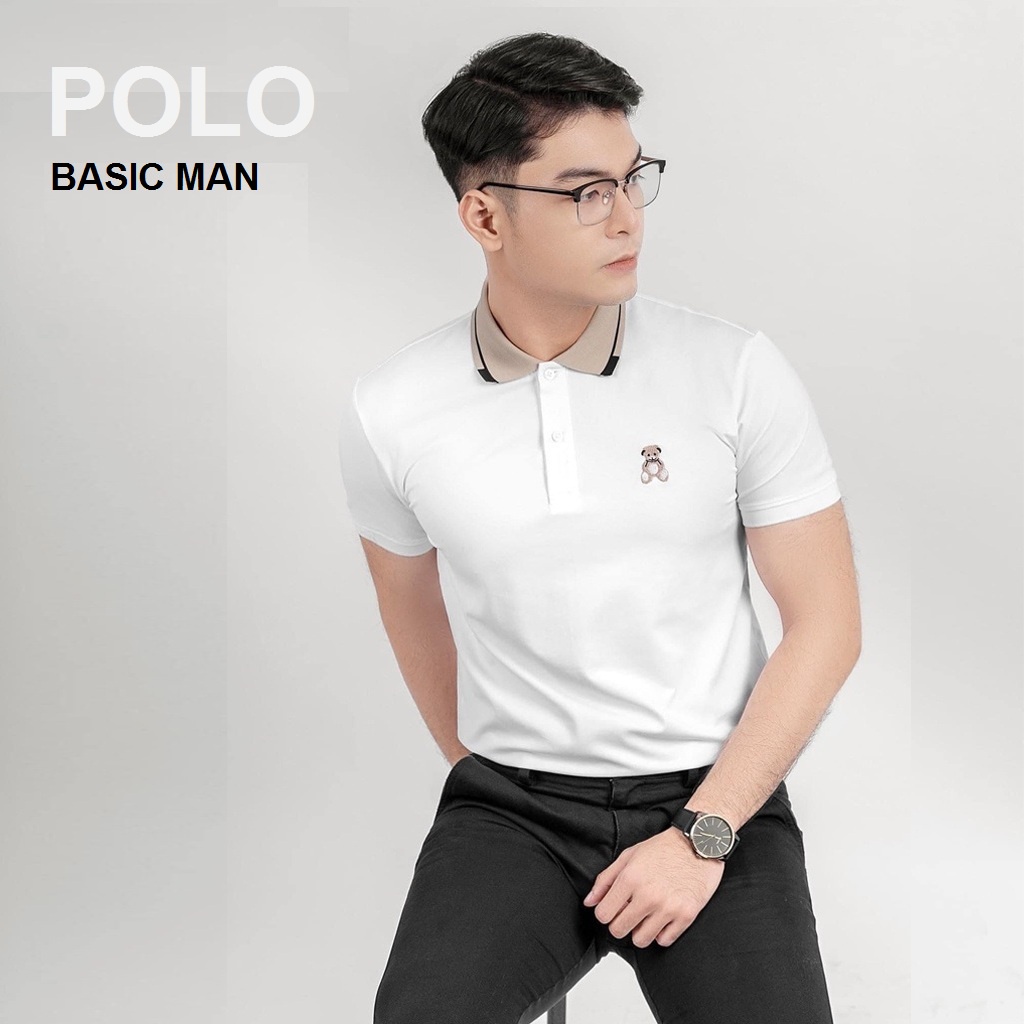 Áo Polo nam cổ bẻ TEDI vải cá sấu Cotton xuất xịn, chuẩn form,sang trọng lịch lãm BASIC MAN