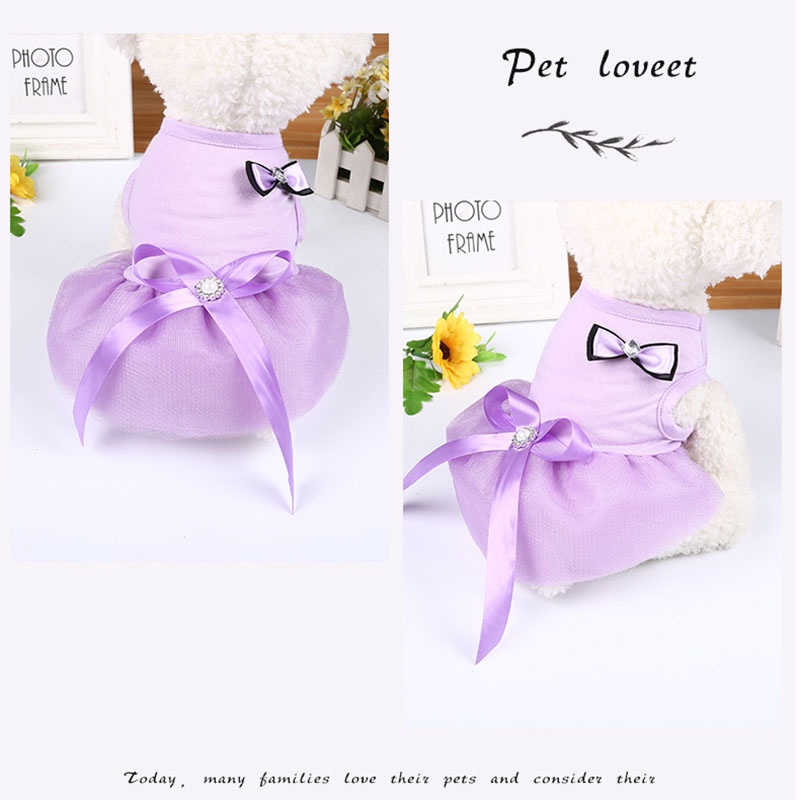 Đầm Công ChúA Ren Hoa ThờI Trang Cho Thú Cưng