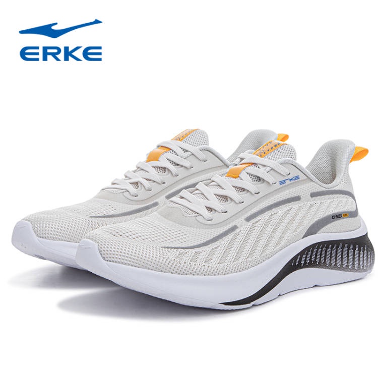 Giày chạy bộ nam siêu nhẹ Erke công nghệ Aflex êm chân hút mồ hôi giảm shock để chạy bộ chơi thể thao dã ngoại