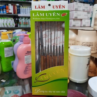 Bộ Dụng Cụ Lấy Ráy Tai Lâm Uyên - Bộ Lấy Ráy Tai Cao Cấp 10 Món