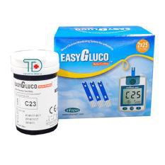 Hộp 50 que thử (2x25 que) dùng cho máy đo đường huyết Easy Gluco Hàn quốc