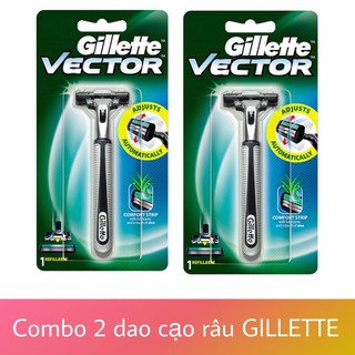 COMBO 2 DAO CẠO RÂU GILLETTE VECTOR