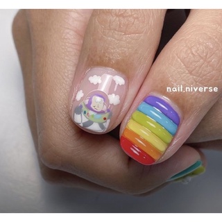 Nailbox thiết kế  ( TOY hoạ tiết nổi from ngắn )