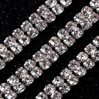 Cuộn dây đính đá Rhinestone lấp lánh siêu đẹp