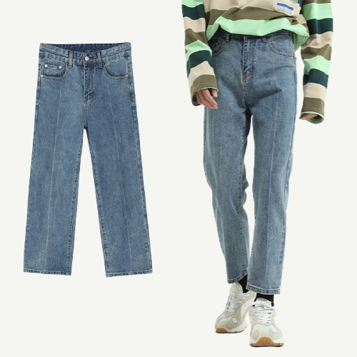 Quần jean nam baggy ống suông, rộng chuẩn form hàn quốc (kèm ảnh thật)