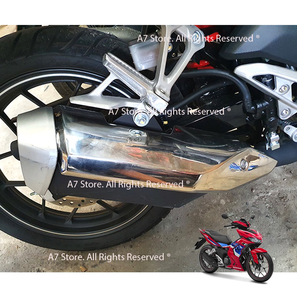 Ốp Che Pô Winner X V3 2022 INOX