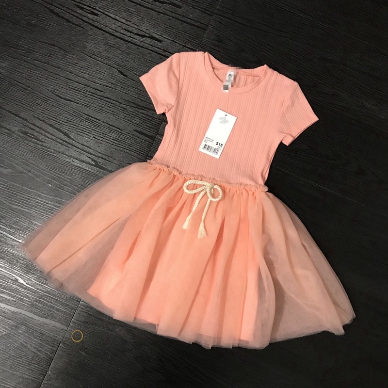 Đầm liền áo bé gái Kid 1-7 tuổi 🌈 Áo váy cotton thun mềm xuất dư 02223