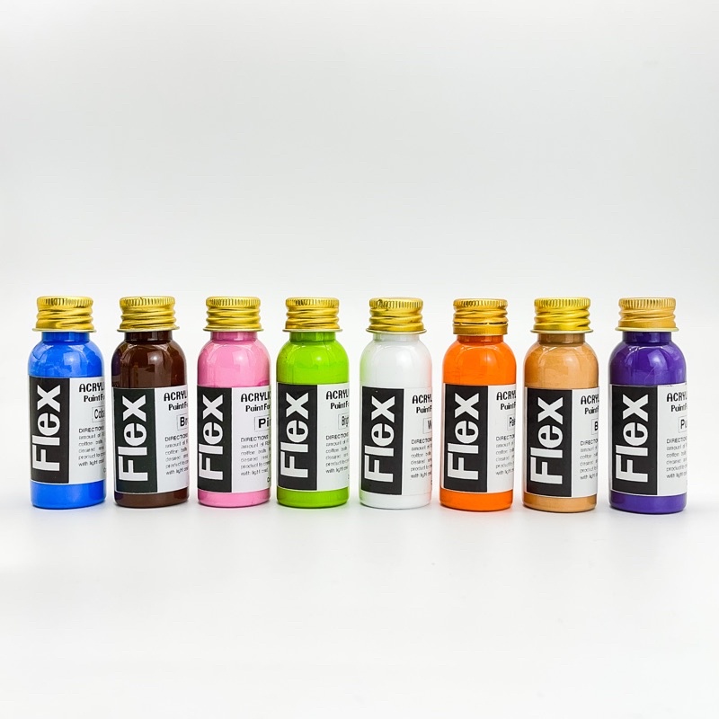 35ml Chuyên vẽ GIÀY - DA - VẢI - TÚI - ÁO - NÓN - NHỰA - CAO SU Bảng Màu 1