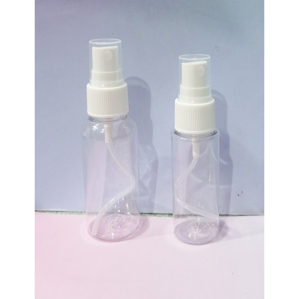 Chai xịt phun sương 30ml  50ml 75ml 100ml trắng chai lọ đựng mỹ phẩm mini du lịch