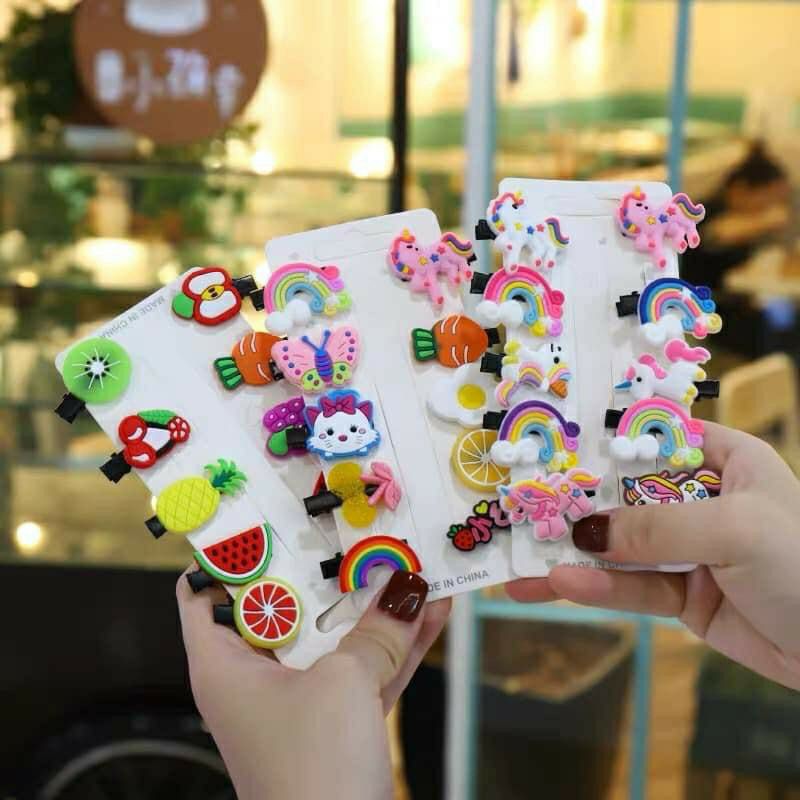 HOT | SET 10 CÁI KẸP TÓC SIÊU XINH | MIX NHIỀU HOẠ TIẾT | HÀN QUỐC | VIDEO THẬT | KISS PLAZA