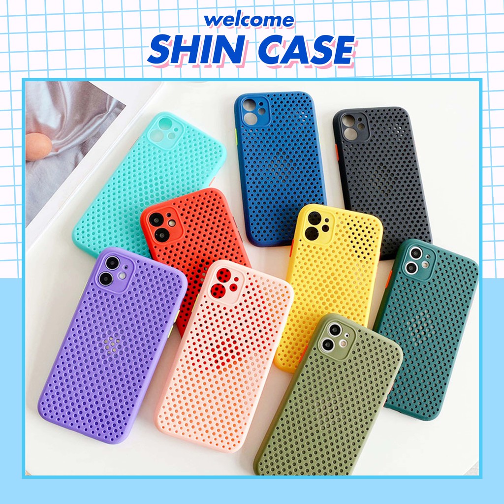 Ốp lưng iphone Lưới tản nhiệt 6/6plus/6s/6splus/7/7plus/8/8plus/x/xr/xs/11/12/13/pro/max/plus/promax | BigBuy360 - bigbuy360.vn