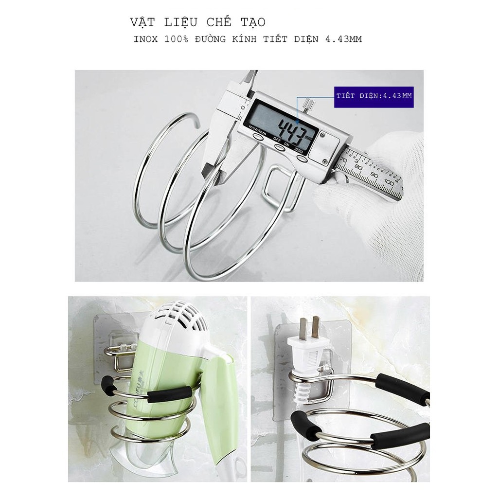 [llethuynga] Dụng cụ treo máy sấy tóc - corona1995 - nka00013 | BigBuy360 - bigbuy360.vn
